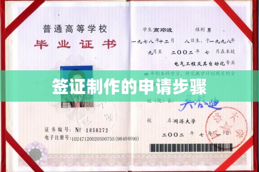 果洛签证制作的申请步骤