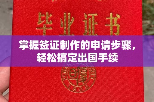 果洛掌握签证制作的申请步骤，轻松搞定出国手续