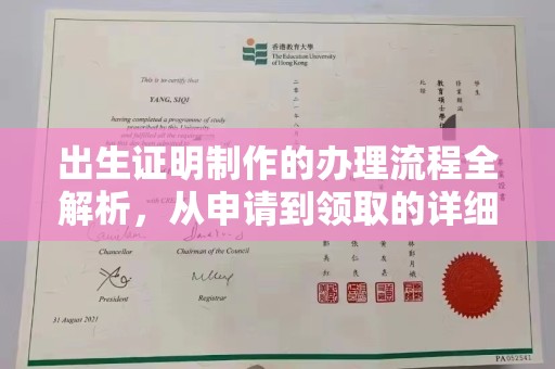 果洛出生证明制作的办理流程全解析，从申请到领取的详细指南